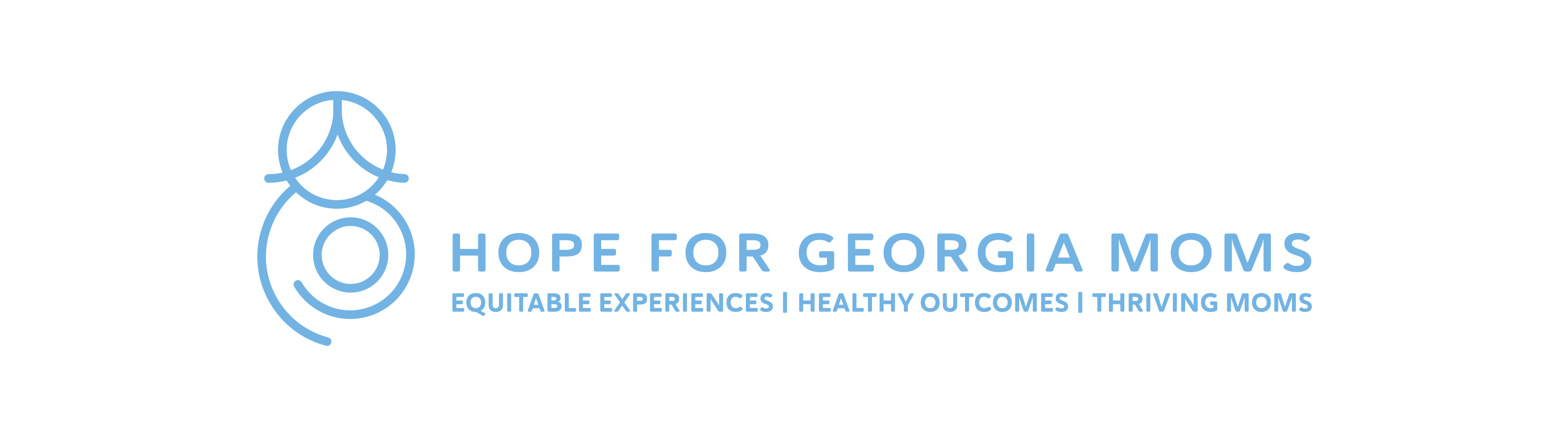Hope for Georgia's Moms logo with tagline "Equitable Experiences, Healthy Outcomes, Thriving Moms